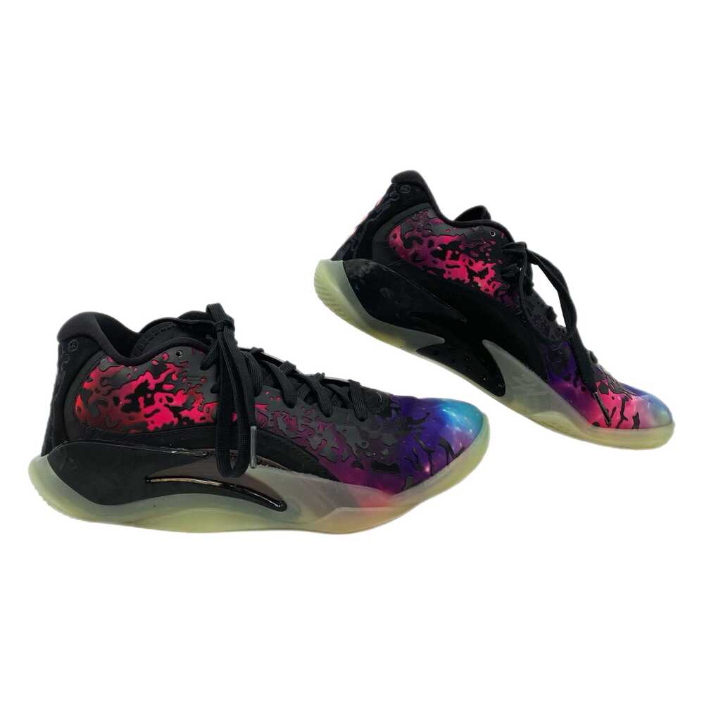 Nike Black Purple Sneakers Lace Up Round Toe | Kids 6.5